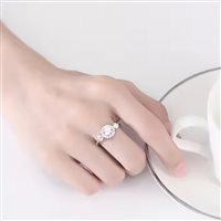 Ring Gaurosa Woman Fantasy in Silver Moissanite MSR22111213 - MSR22111213
